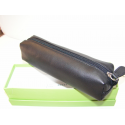 Trousse en cuir noir"Francinel"