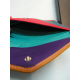 Porte papier en cuir foulonné multicolor "Francinel"
