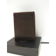 Petit portefeuille en cuir marron"Arthur&Aston"