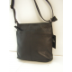 Sac en cuir noir"Manna"