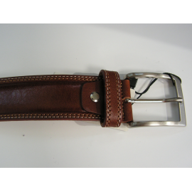 Ceinture en cuir marron "Manna"