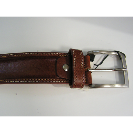 Ceinture en cuir marron "Manna"