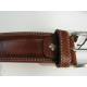 Ceinture en cuir marron "Manna"