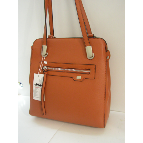 Sac a dos en synthetique camel"Francinel"