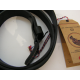 Ceinture en cuir noir "J.L.Foures"