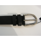 Ceinture en cuir noir "Manna"