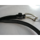 Ceinture en cuir noir"Manna"