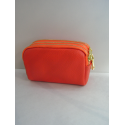 Porte-monnaie en cuir orange "Manna"