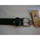 Ceinture en cuir noir "J.L.Foures"
