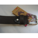 Ceinture en cuir marron "J.L.Foures"