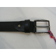 Ceinture en cuir noir "J.L.Foures"