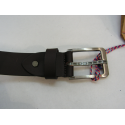 Ceinture en cuir marron"J.L.Foures"