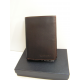 Portefeuille en cuir noir ,3 volets , 7 cartes "Arthur&Aston"