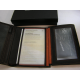 Portefeuille en cuir noir ,3 volets , 7 cartes "Arthur&Aston"