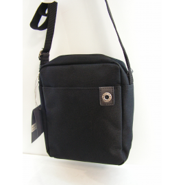 Sacoche en cuir souple noir"Arthur&Aston"