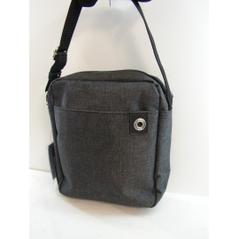 Sacoche en toile souple noir"Arthur&Aston"