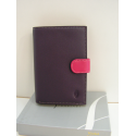 Porte feuille en cuir multicolore "Francinel"