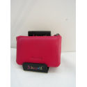 Porte monnaie en cuir rouge"Adapell"