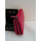 Porte monnaie en cuir rose"Adapell"