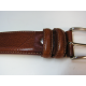 Ceinture en cuir camel"Manna"