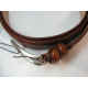 Ceinture en cuir camel"Manna"