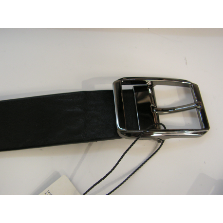 Ceinture en cuir noir "Manna"