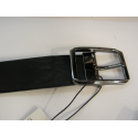 Ceinture en cuir noir "Manna"