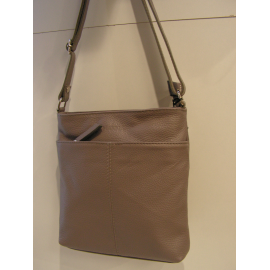 Sac en cuir souple vert "Manna"