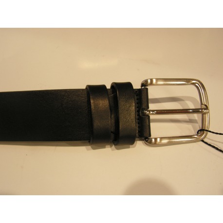 Ceinture en cuir mat taupe  "Manna"