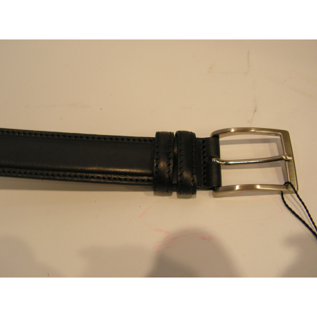 Ceinture en cuir noir "Manna"
