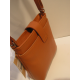 Sac porté travers en cuir camel"Mia & Joy"