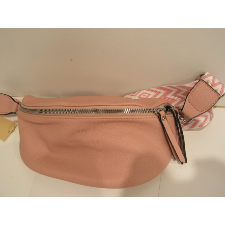 Sac banane en synthétique beige "Francinel"