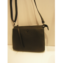 Petit sac en cuir noir  "Adapell"