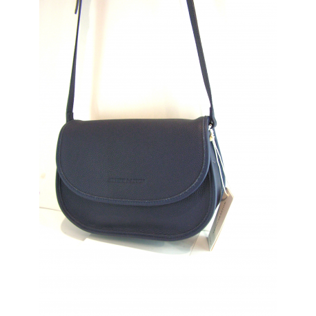 Sac en cuir noir "Arthur et Aston"