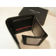 Portefeuille en cuir noir ,3 volets "Arthur&Aston"