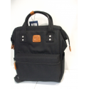 Sac a dos en toile noir "Snowball"