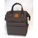 Sac a dos en toile marron "Snowball"