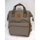 Sac a dos en toile gris "Snowball"