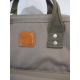 Sac a dos en toile gris "Snowball"