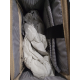 Sac a dos en toile gris "Snowball"