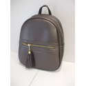 Petit sac a dos en synthétique argenté "Francinel"