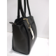 Sac en cuir noir "Mia et Joy"