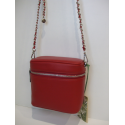 Petit sac en cuir rouge "Mia & Joy "