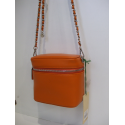 Petit sac en cuir orange"Mia & Joy "