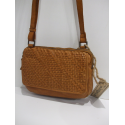 Sac en cuir tressé camel "the bagging co "