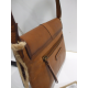 Petit sac en cuir  lisse camel "the bagging co "