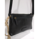 Petit sac en cuir  lisse noir "the bagging co "