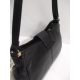 Sac en cuir noir "Francinel"