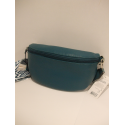 Sac banane en cuir turquoise "Francinel"