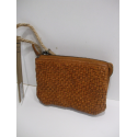 Porte monnaie en cuir camel "the bagging co"